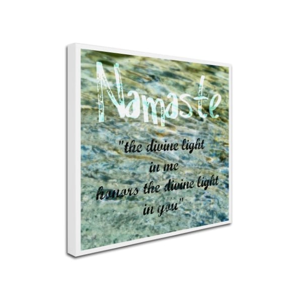 Michelle Calkins 'Namaste With Water Pool' Canvas Art,24x24